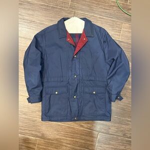 Vintage 90s Lobo by Pendleton Navy Blue Jacket Made In USA